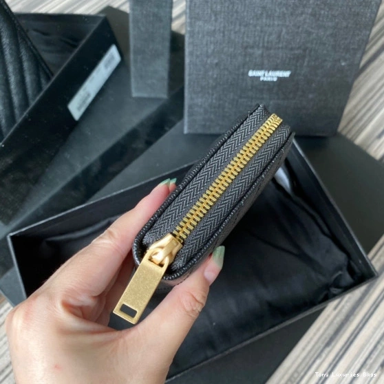 Tony Luxuries ZIPPY MONOGRAM YSL WALLET 0724